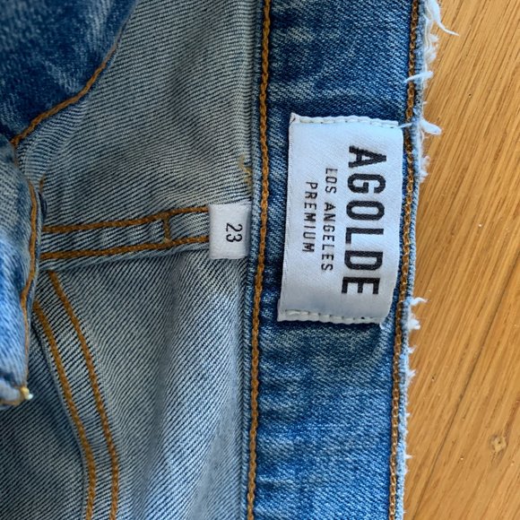 Agolde sophie high rise crop jeans 23 - Picture 6 of 9
